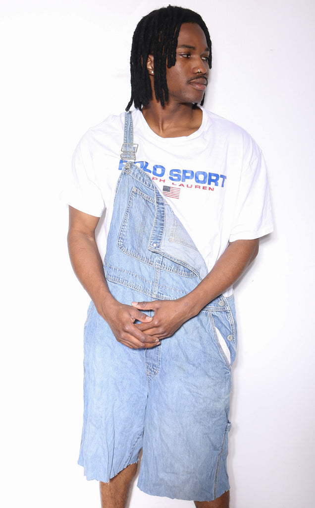 Overall shorts outlet 90s